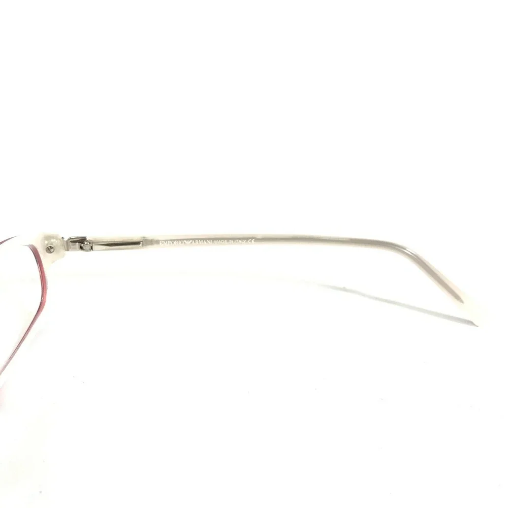 Emporio Armani Eyeglasses Frames 658 595 Red White Rectangular 51-17-135